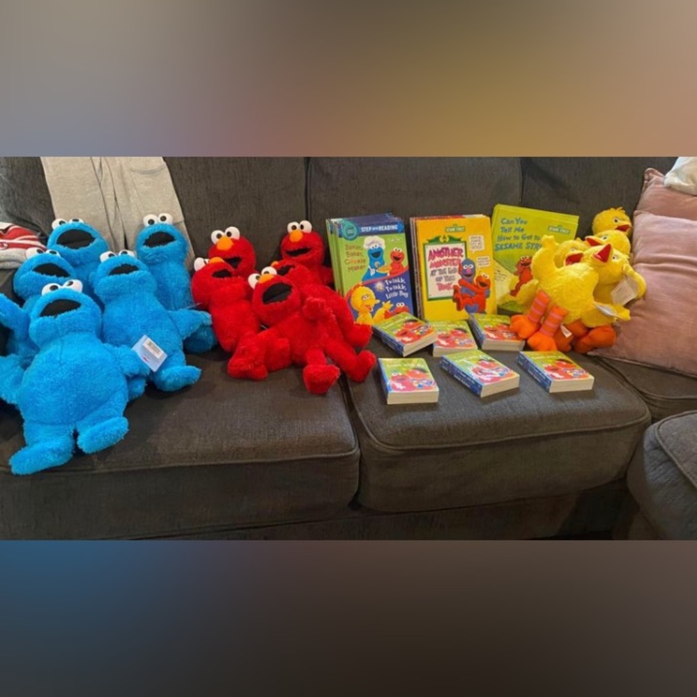 Stuffed animal and book bundle